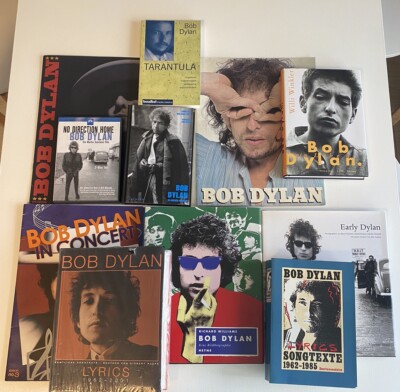 Bob Dylan Bücher  Collektion Hall of Fame  Lyrics DVD Rolling Stone Sammlung