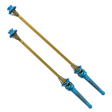 KCNC Grooving QR Road Titanium Axle Hub Skewer , Blue