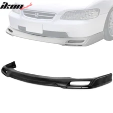 Fits 98-02 Honda Accord Sedan V Style Front Bumper Lip Unpainted - PU