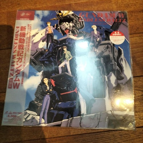 Gundam W LD Laserdisc Mobile Battlefield 7 copias 0083 1 copia limitada raro - Imagen 13 de 15