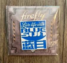 Lootcrate-  Firefly Live Life with Blue Sun lapel pin