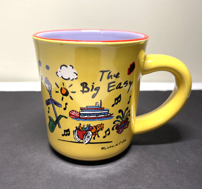 The Big Easy New Orleans LA Multi-Color City Scenes Mug Luke-A-Tuke - Vintage