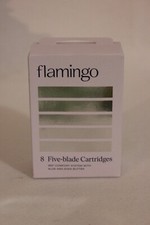 Flamingo Women's Razor Blade Refills - 5-Blade Refill Cartridges - 8 Pack NIP