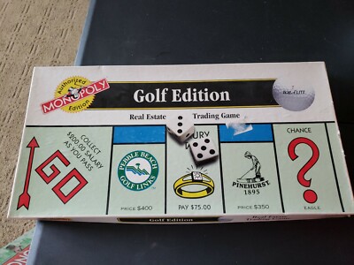 レア物　モノポリー　ゴルフ　Monopoly Golf 英語版 モノポリー GOLF 英語版 ボードゲーム : plumber - 通販 - Yahoo