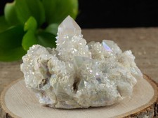 Angel AURA QUARTZ - Crystal Cluster, Spirit Quartz Decor Metaphysical R0422