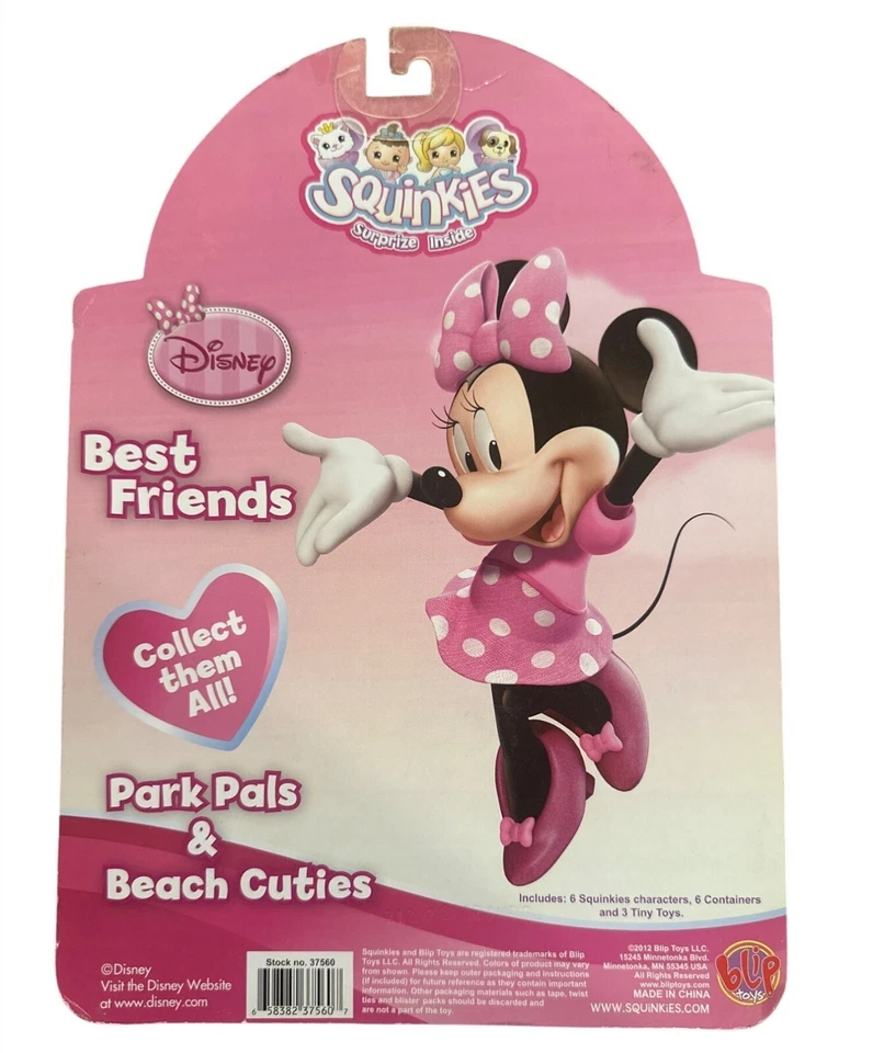 Disney Squinkies Sorpresa Interior Mejores Amigos Serie 3 Coleccionable Minnie Mouse Foto 2 de 2