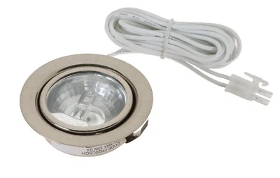 FRS Kitchen Cabinet Light Halogen Under Unit Recessed 12v 20w Stainless Warm White