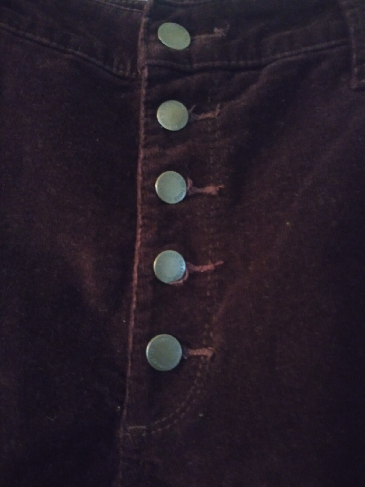 Ladies Universal Thread Button Fly Pants High Ris… - image 2