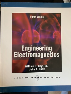 Engineering Electromagnetics by William H. Hayt 8th edition