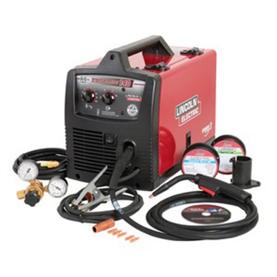 Lincoln - 110 V AC Easy MIG Input Compact Wire Welder for sale 