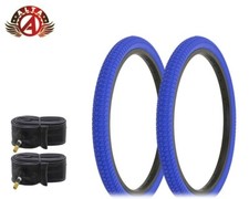 2 Alta Performance BMX BICYCLE Infection FREESTYLE TIRE 20" x 1.75" BLUE W/TUBES