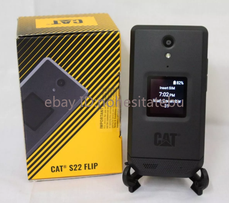 CAT S22 Rugged Flip Phone (16GB) Touchscreen Android Unlocked (Any