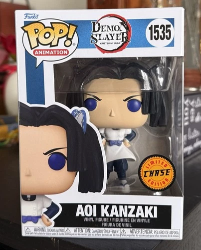 CHASE Funko Pop! Animation: AOI KANZAKI #1535 Demon Slayer Series  w/Protector
