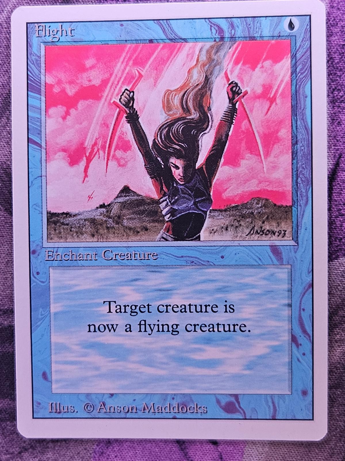 Flight Common Revised Edition Magic: The Gathering Lightly Played