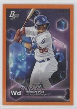 2022 Bowman Platinum Precious Elements Orange 20/25 Wilman Diaz #PE-1 sy5
