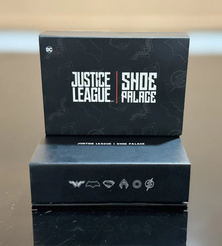 Justice League Superhero Emblem 6 Pin Set 2017 by Shoe Palace with DC Box - Image 4 of 4