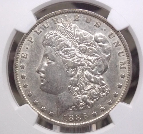 1886 "O" Morgan SILVER Dollar $1 NGC AU53 #034 About Uncirculated ECC&C, Inc.