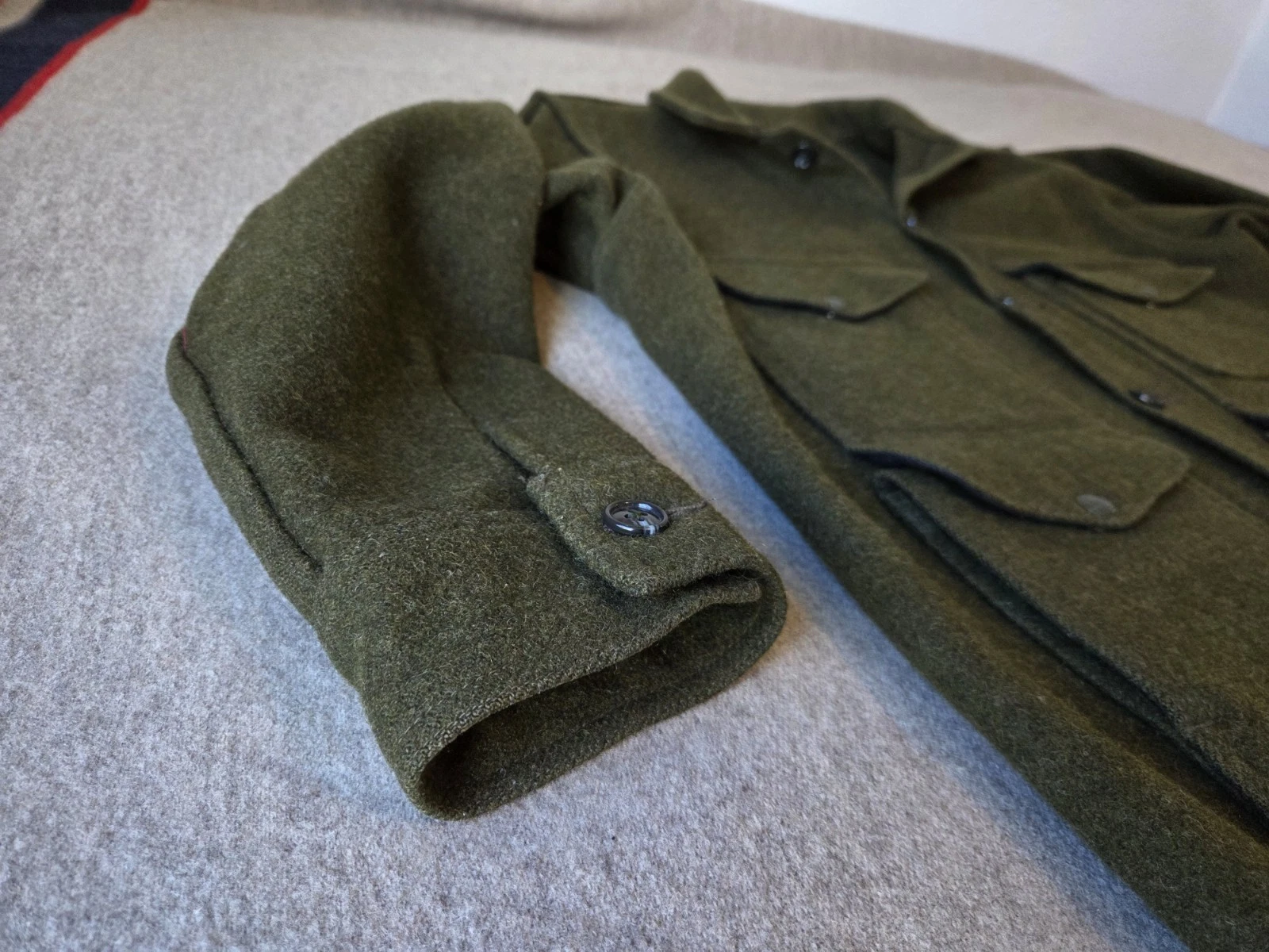 Filson Mackinaw Wool Cruiser Jacket | Size 40 | Forest Green | MSRP $599 | MiUSA - product detail image 7