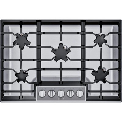 Thermador Masterpiece Series SGSXP305TS Gas Cooktop with 5 Sealed Burners.