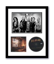Def Leppard Autographed Signed 11x14 Framed CD Photo Drastic Symphonies ACOA