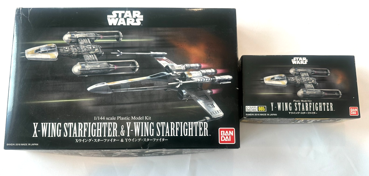 1/144 Plastic Model Kit X-Wing Starfighter & Y-Wing Starfighter