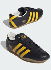 adidas Originals Tokyo JQ2116 Core Black Eqt Yellow Gum Women's Size