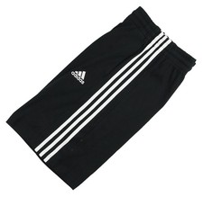 ADIDAS Essentials Single Jersey 3 Stripes Shorts sz M Medium Black White IC9382