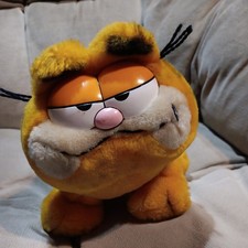 Vintage Garfield Plush Dakin Standing All Fours Orange Cat Cartoon 1981 - 12  