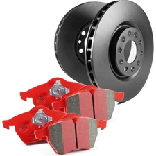 EBC S12KR1324 2-Wheel Set Brake Disc and Pad Kits Rear for Ford Taurus MKT MKX