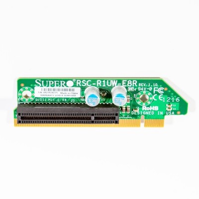 Supermicro RSC-R1UW-E8R WIO 1U RHS 1x PCI-E x8 PCI-Express x8 Riser Card
