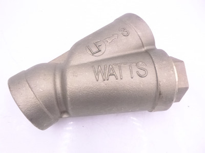 Watts 3'' Wye Y Strainer Valve 400WOG 125WSP Lead Free Threaded Male