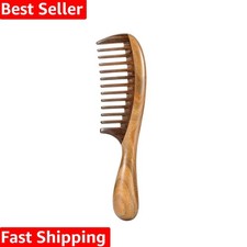 Ergonomic Wide Tooth Combs Made from Sandalwood   Curly Hair Must-Have