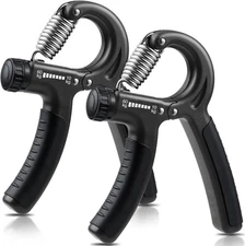 Hand Grip Strength Power Trainer Gripper Strengthener Adjustable Gym Exerciser