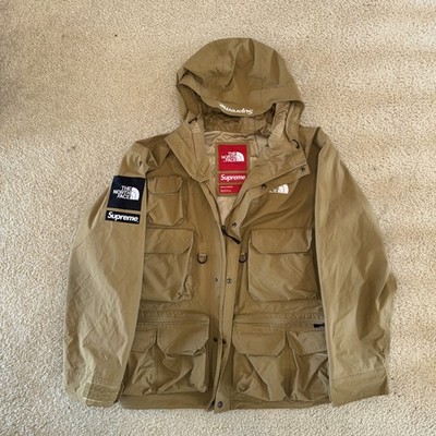 Supreme X The North Face Cargo Jacket XL Antique Bronze Gold SS20 NWOT NF0A4QSX 
