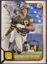 2022 Topps Bowman #51 Oneil Cruz Pirates Rookie Card