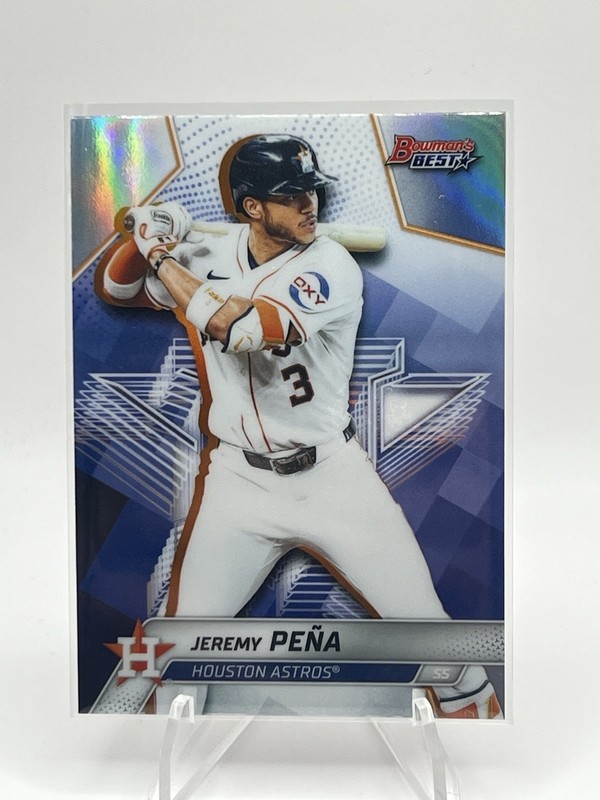 2025 Bowman’s Best - Jeremy Pena #34 Refractor - Houston Astros