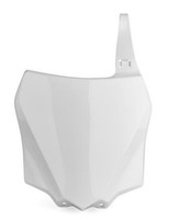 Front Number Plate Polisport White Kawasaki KX85/KX100