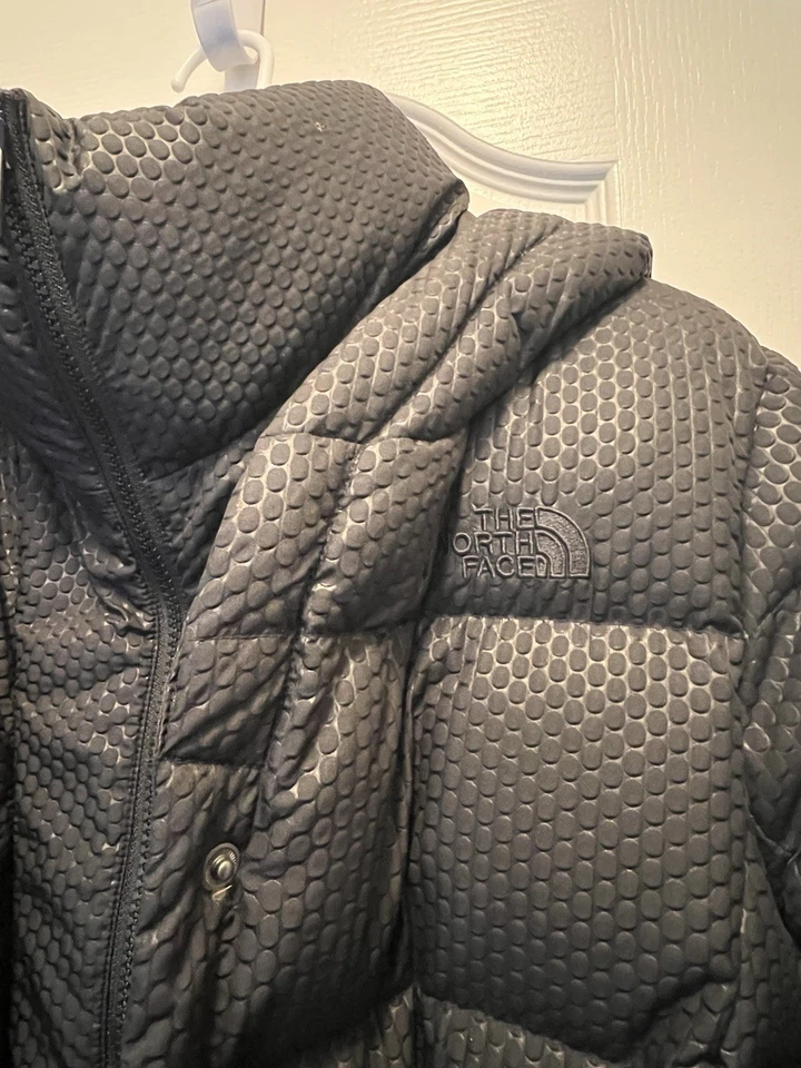 Chaqueta Parkina North Face Hey Mama 550 Plumón Con Capucha Negra Mujer Pequeña Foto 4 de 4