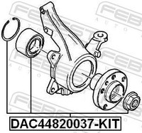 Febest Lenker, RadaufhäNgung 0324-RD1RH FüR Honda
