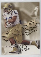 1998 Skybox Premium Autographics Black Skip Hicks Rookie Auto RC