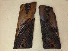 Ballester Molina Fine Checkered English Walnut Pistol Grips w/LOGO RARE NEW! U3