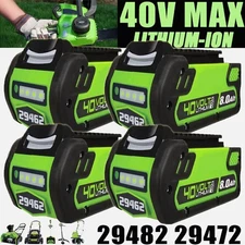6.0/7.0/8.0AH For Greenworks 40V G-MAX Lithium Battery 29462 29252 29472 29482