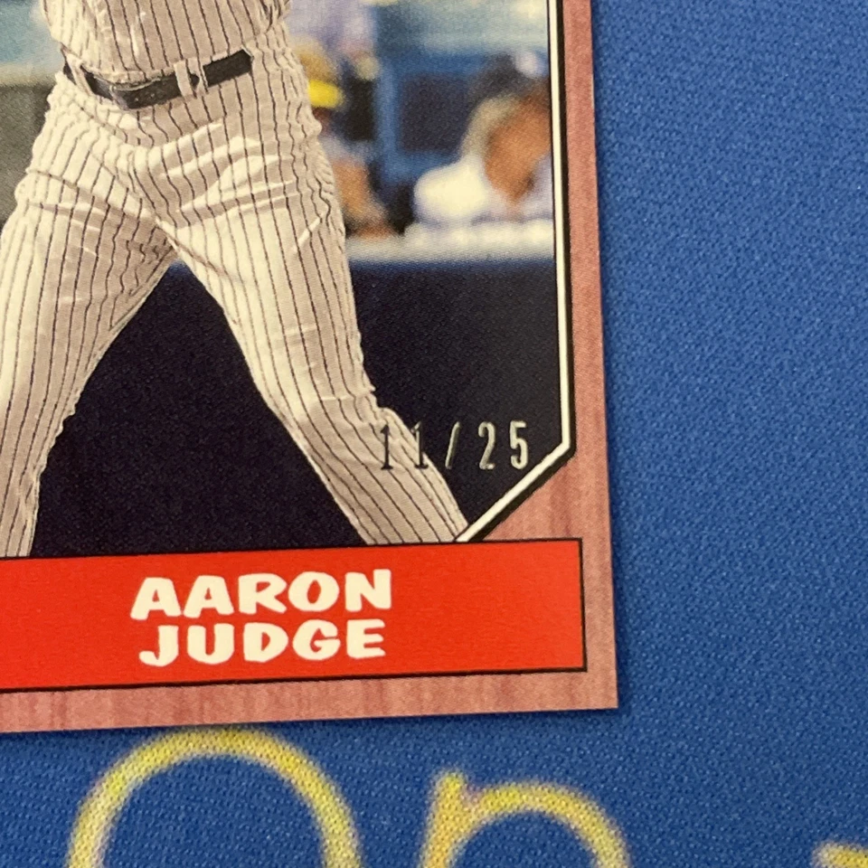 2017 topps aaron judge mini 30th Anniversary /25 - Image 3 of 3