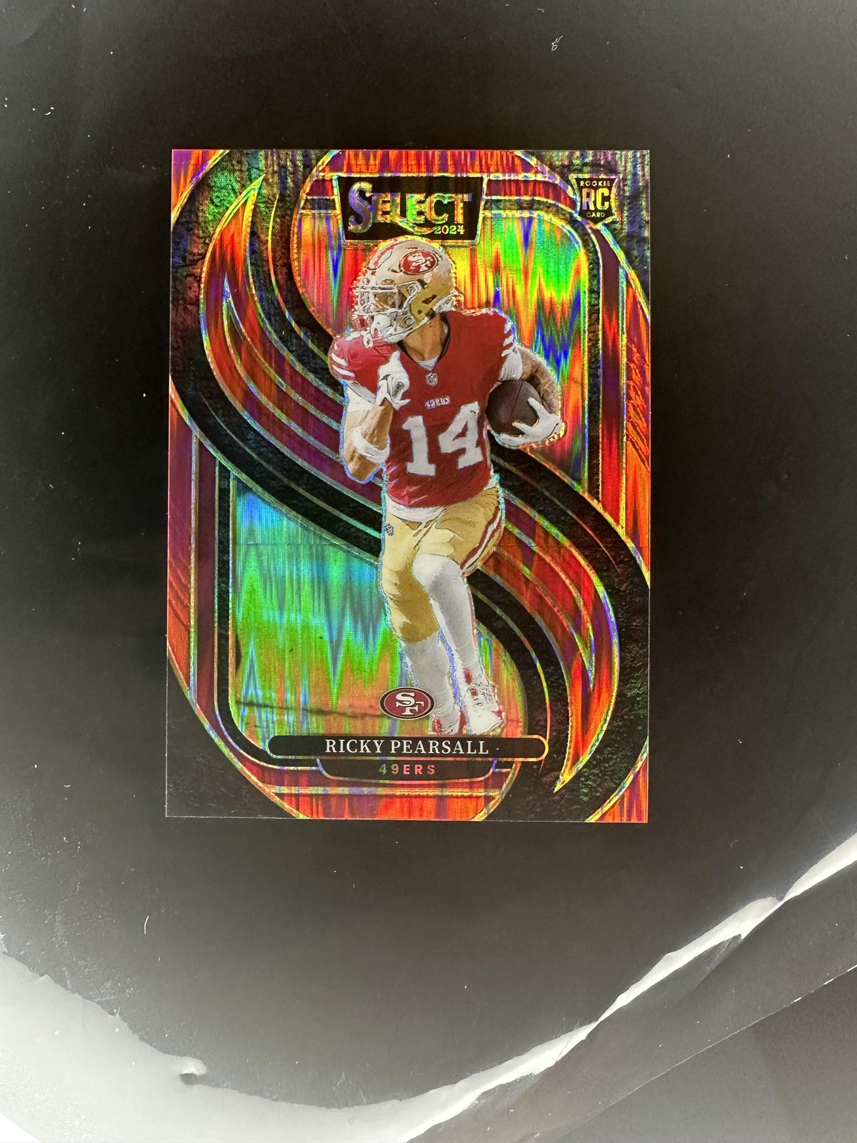 2024 Panini Select #173 Ricky Pearsall Red Prizm Shock #/249 COLOR MATCH