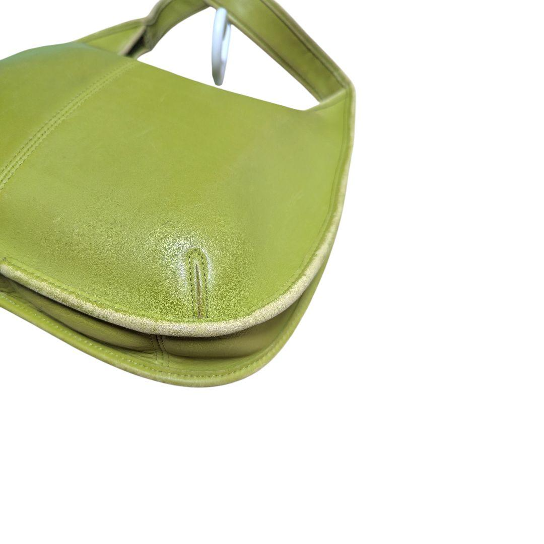 Rare OLD COACH Ergo 9025 one-shoulder bag Vintage Green From Japan