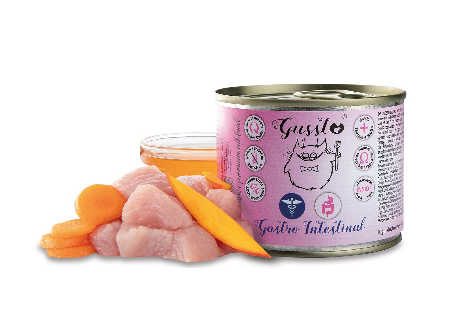 Offerta Gussto Gastro Intestinal Gatto Tacchino 6x200g - Digestione Sana