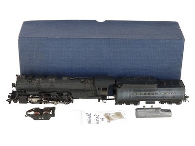 United Models HO BRASS Santa fe 2-8-4 Berkshire Steam Loco & Tender - Painted EX