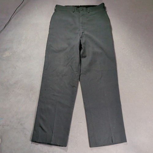 VTG US Military Green Wool Trousers Pants 30x34 Prentiss Zip some distressing