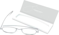 Compact Lenses Flat Folding-Reading Glasses-Frost 1.5