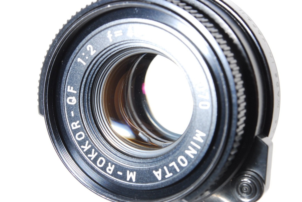 NEAR MINT] Minolta M Rokkor 40mm F2 Lens Leica M Mount for CL CLE
